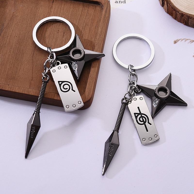 Car Accessories Toy - Bandai – porte-clés Anime Naruto, sac