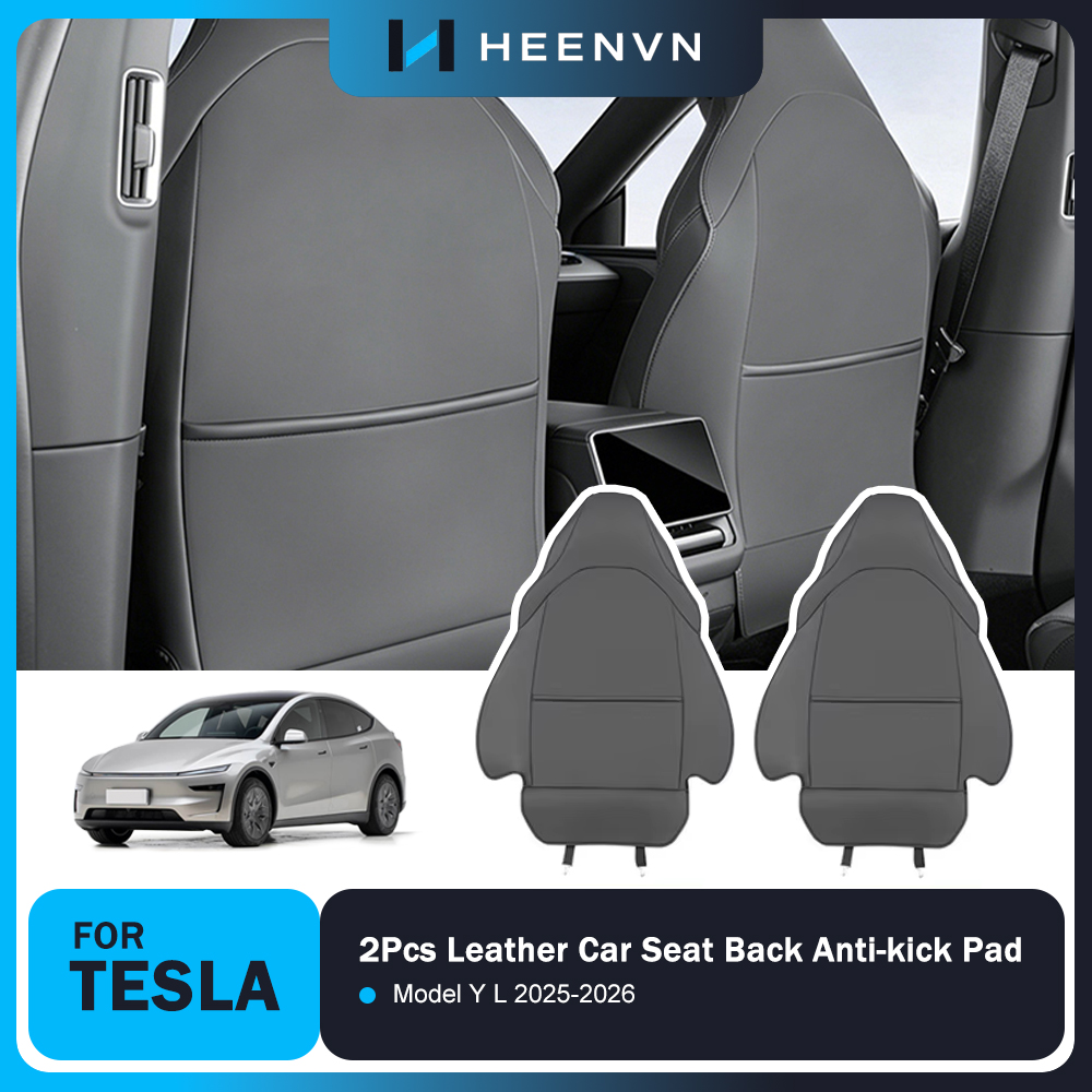 Leather Car Seat Cover - Heenvn 2 pièces de protections anti-coups