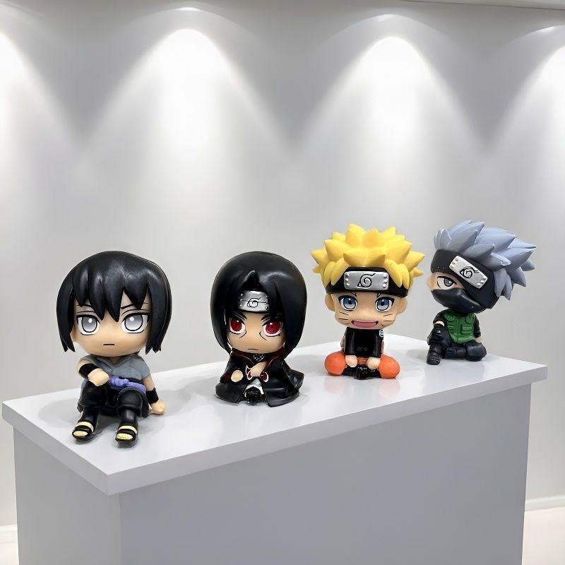 Car Accessories Toy - Figurine mignonne de dessin animé NARUTO,
