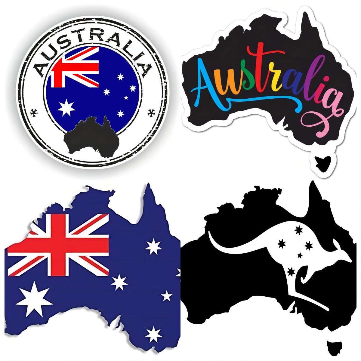 Car Accessories Australia - Autocollant et décalcomanie drapeau australien, accessoires
