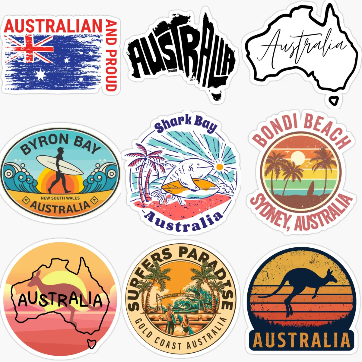 Car Accessories Australia - Autocollants créatifs en PVC pour voiture,