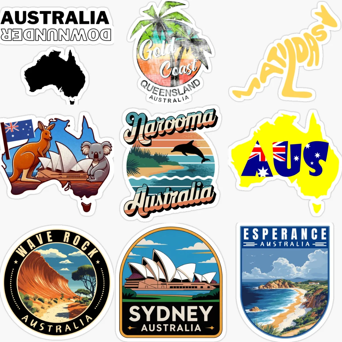 Car Accessories Australia - Autocollants créatifs en PVC pour voiture,