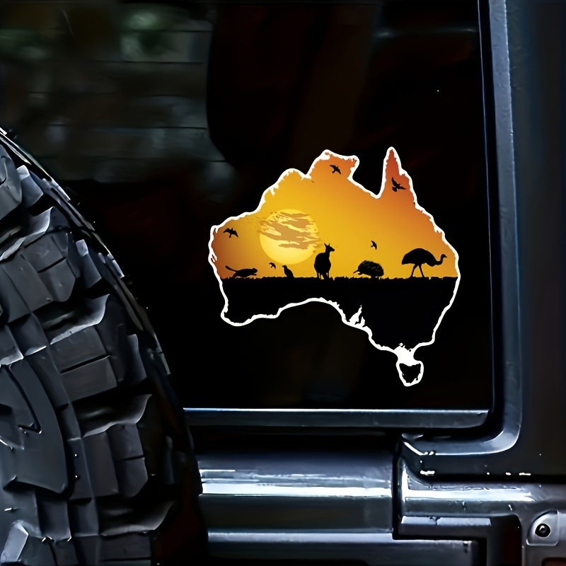 Car Accessories Australia - Autocollants en vinyle avec silhouette du