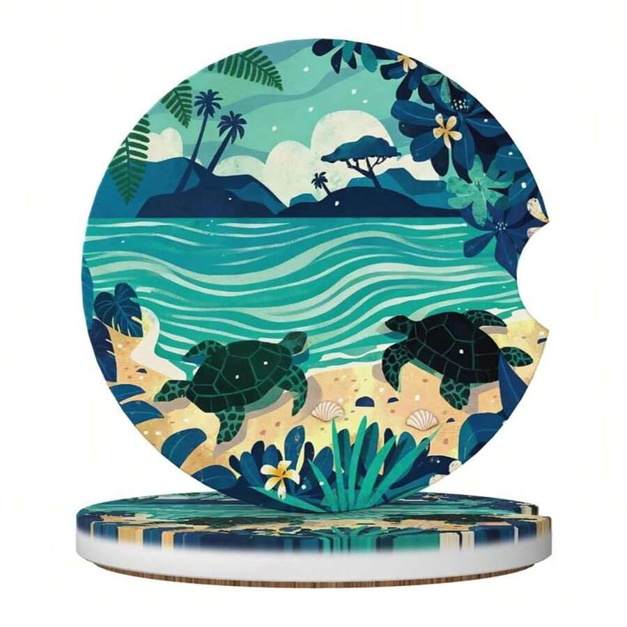 NOUVEAU - Lot de 2 sous-verres - Car Accessories Cork avis et prix