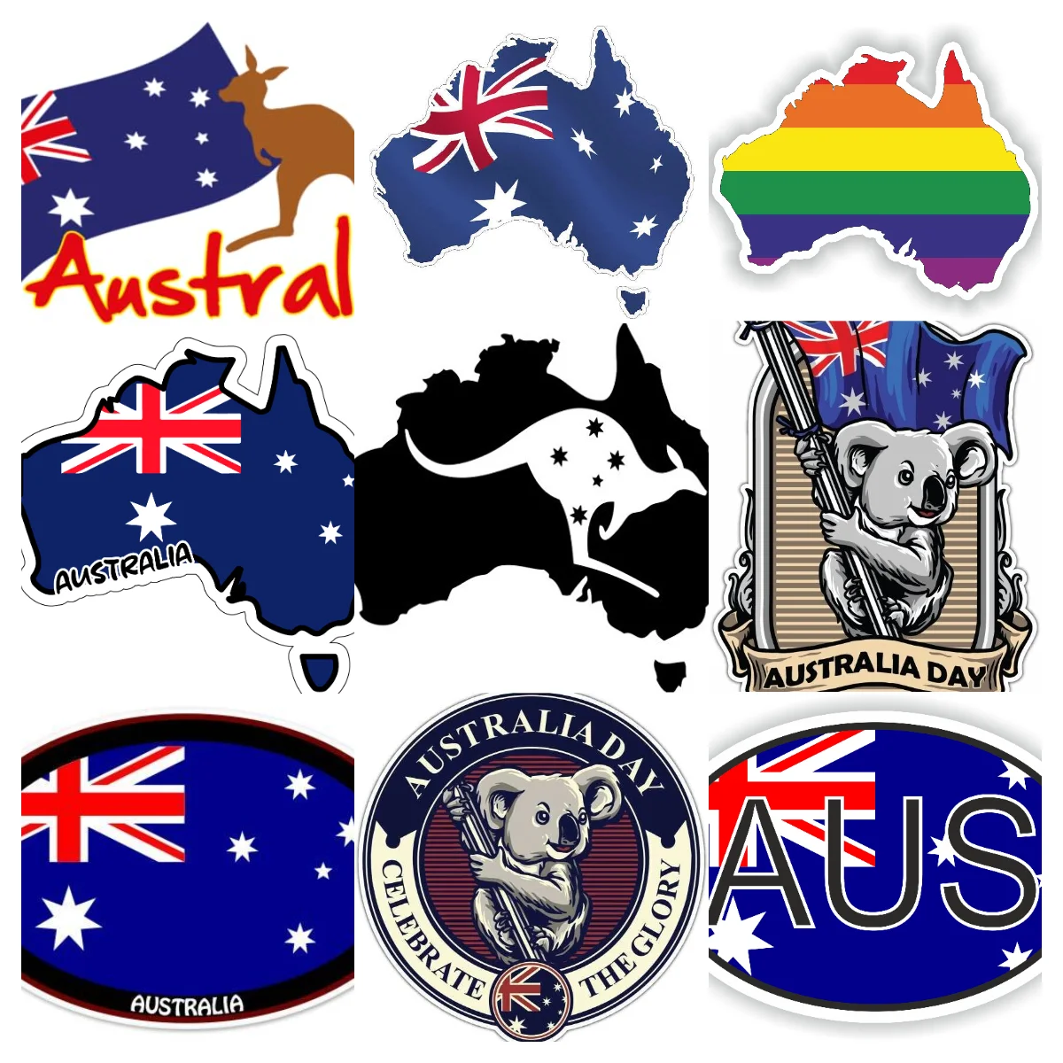 Autocollants créatifs en PVC a - Car Accessories Australia avis et prix