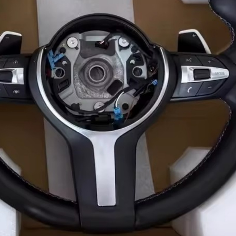 Volant de voiture en cuir pour - Car Accessories For Steering Wheel avis et prix