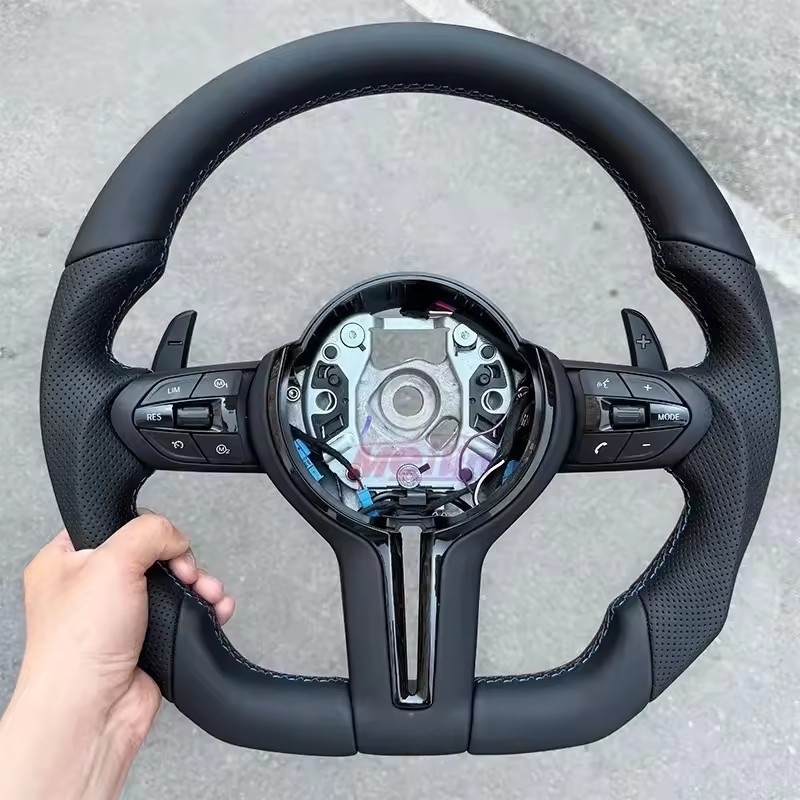 Volant de voiture en cuir pour - Car Accessories For Steering Wheel avis et prix