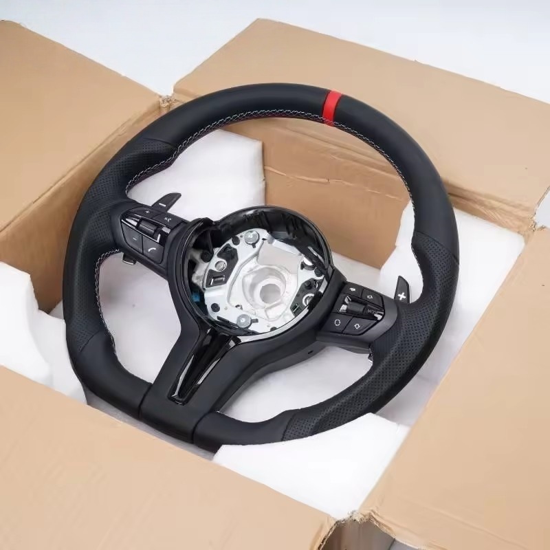 Volant de voiture en cuir pour - Car Accessories For Steering Wheel avis et prix