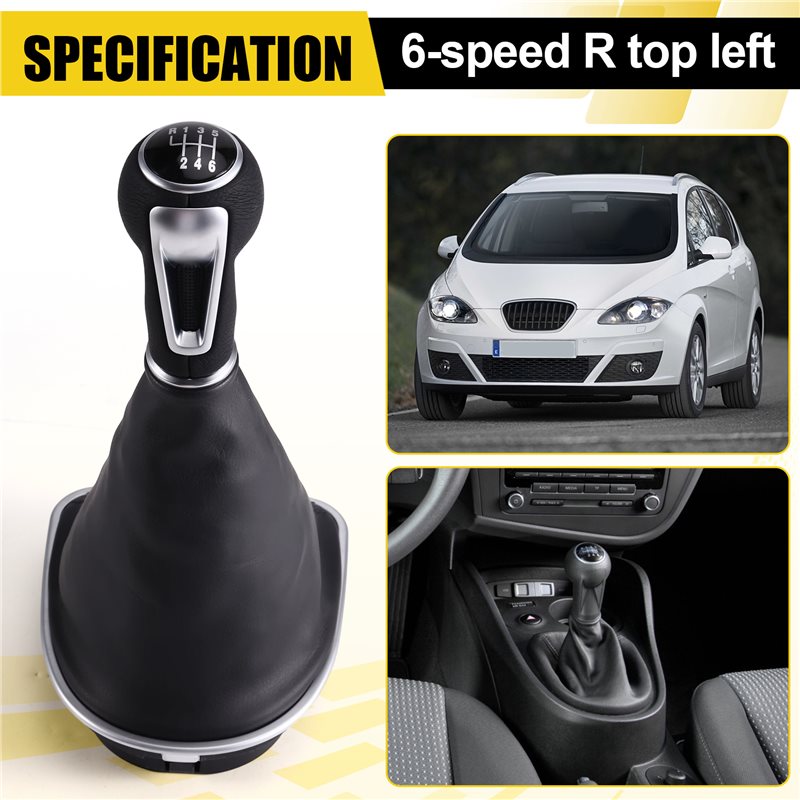 Poignée de levier de vitesse 5 - Leather Car Seat Cover avis et prix